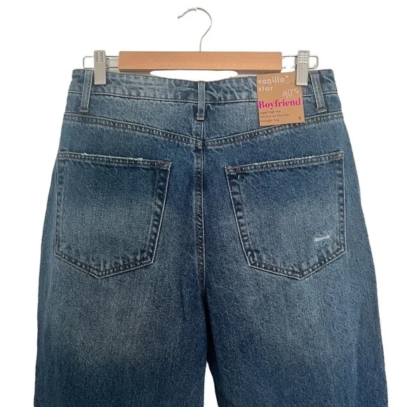 VANILLA STAR 90’s Boyfriend Super High Rise Jeans - Picture 8 of 10